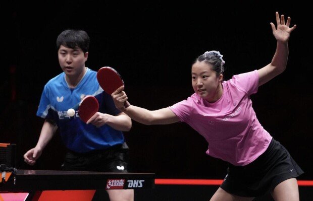 Korean duo stun China, win WTT Finals historic