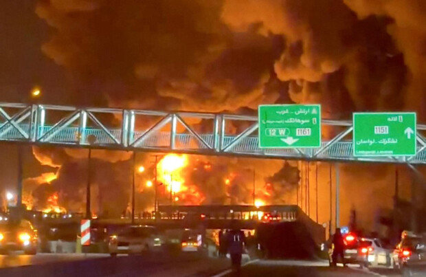 Israel strikes Iranian oil facility near Tehran