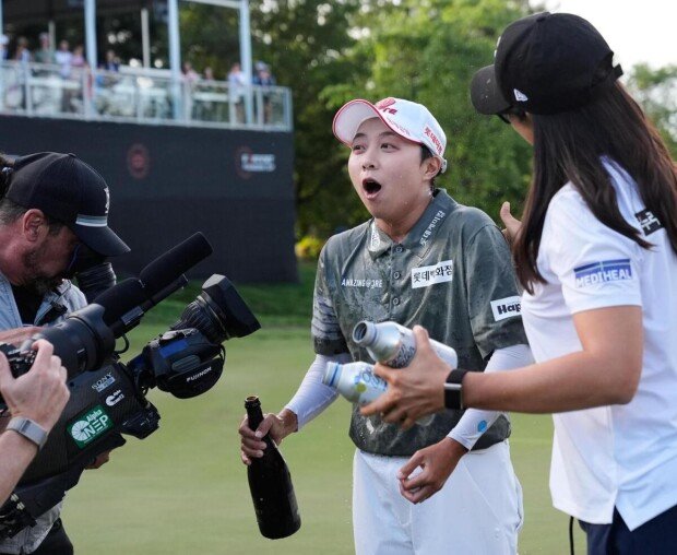Kim Hyo-joo edges Korda to win Founders Cup