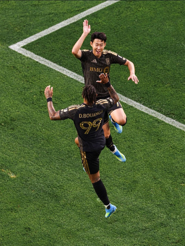 Son tallies four assists in LAFC rout
