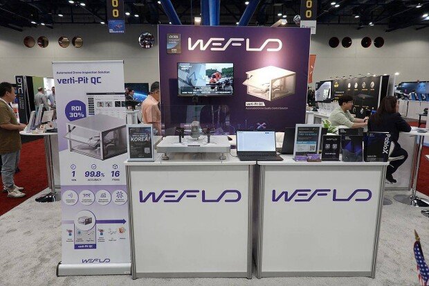 WEFLO booth at an overseas exhibition / source=WEFLO