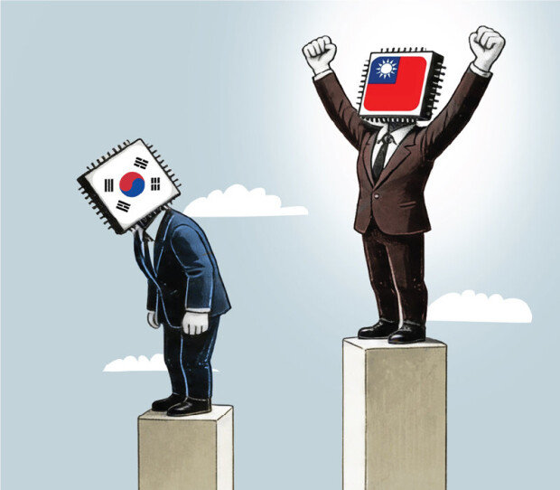 Taiwan set to widen income lead over Korea