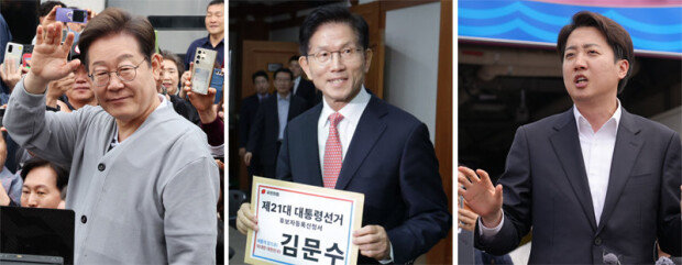 이재명 광화문-김문수 부산서… 22일간 총력전 스타트