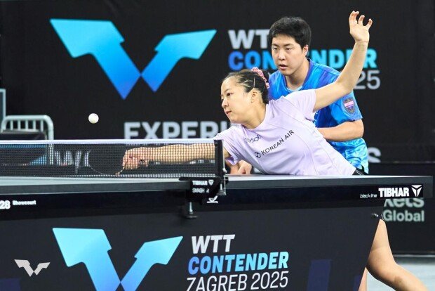 임종훈-신유빈, 중꺾고 WTT 2주 연속 우승