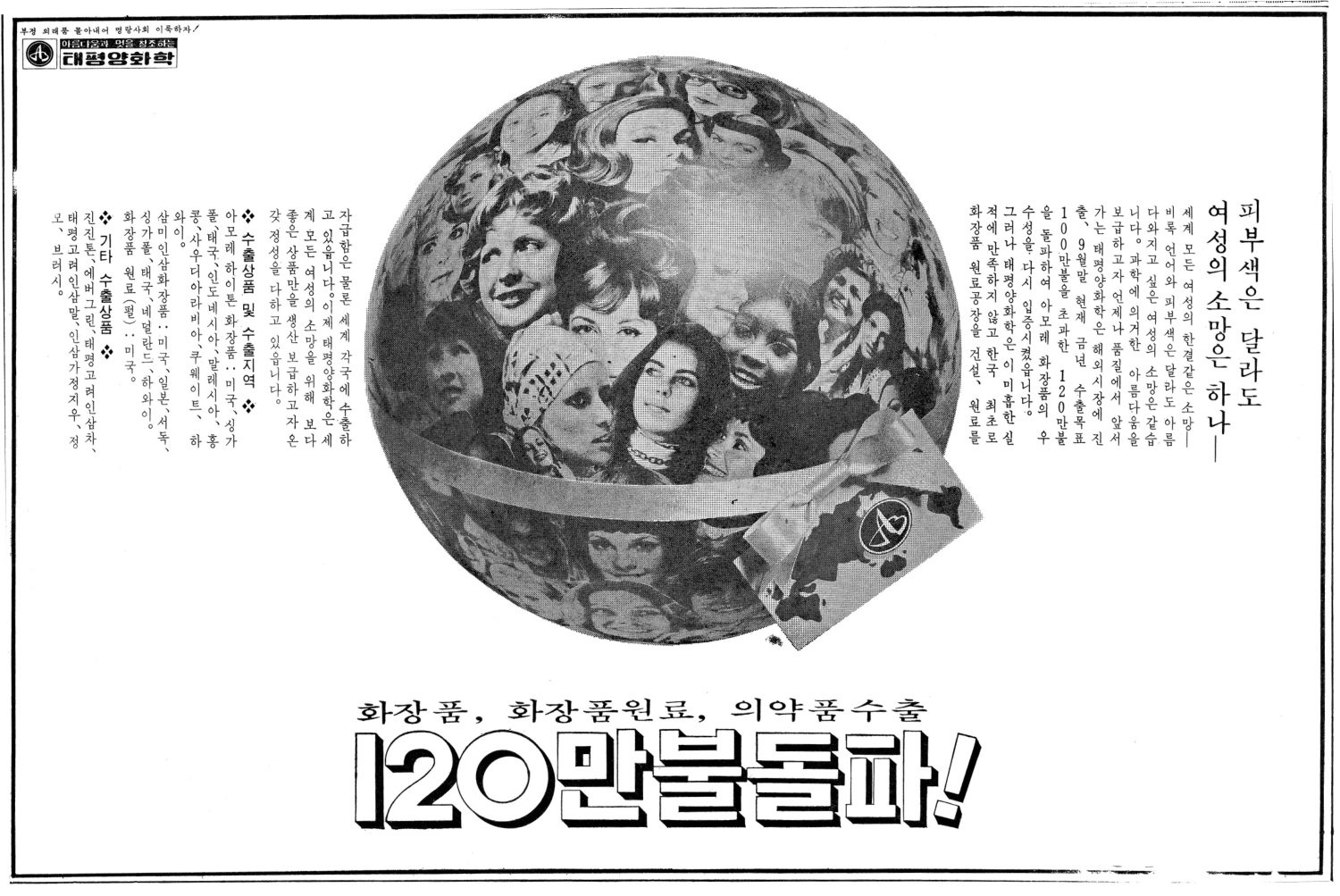 기업광고. 1974. 태평양화학