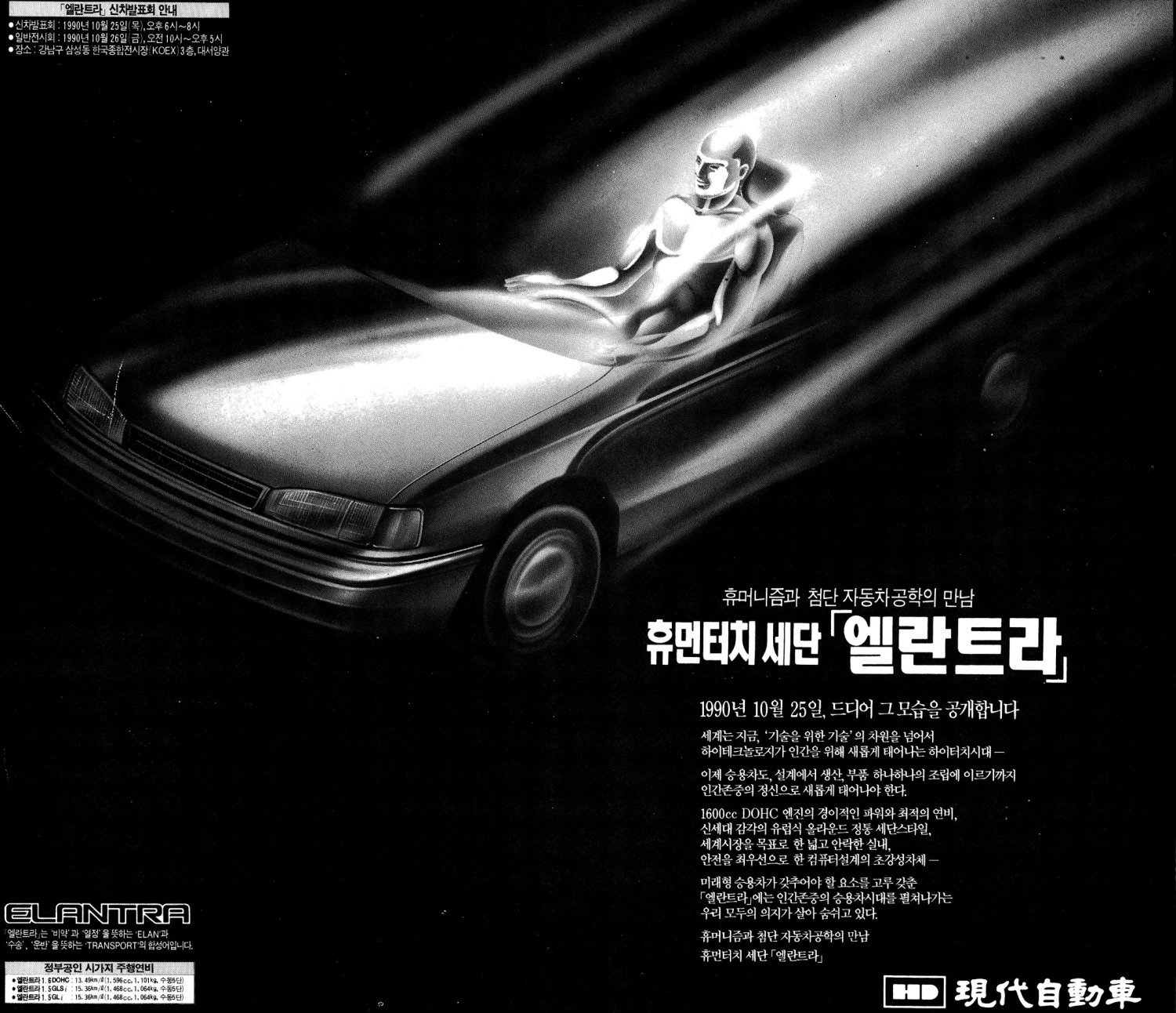 엘란트라. 1990. 현대자동차