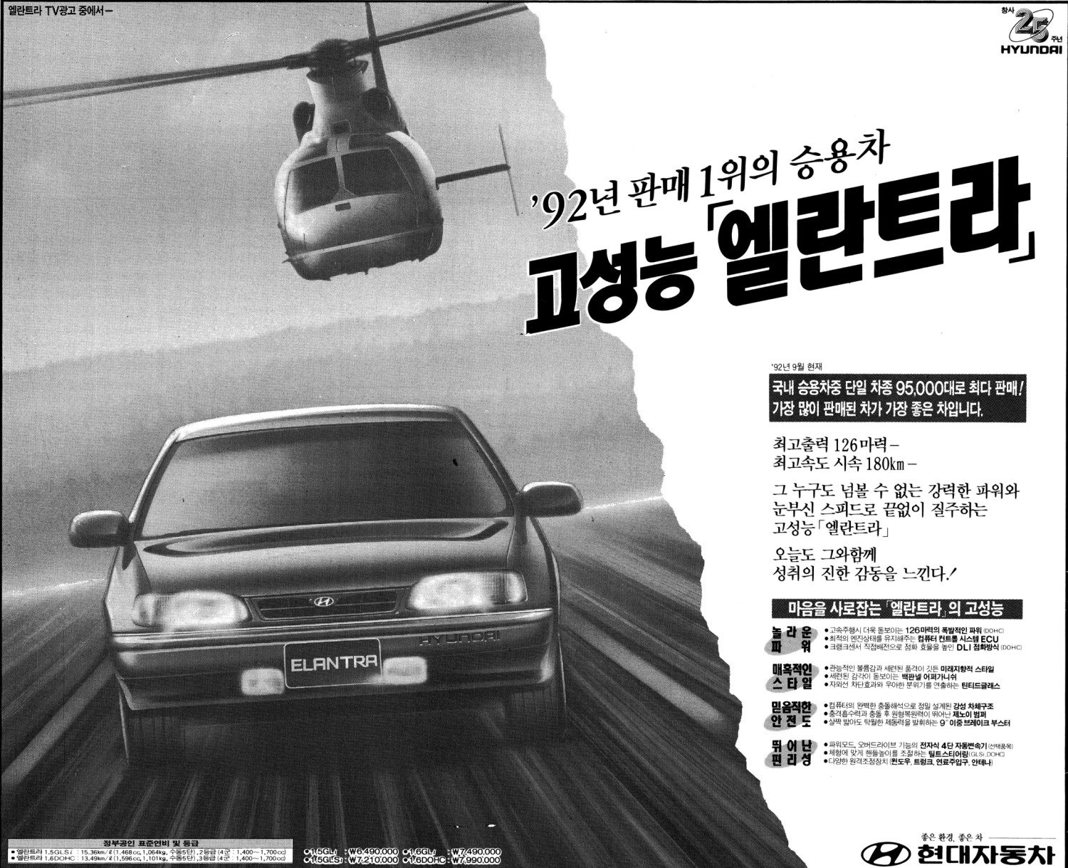 엘란트라. 1992. 현대자동차