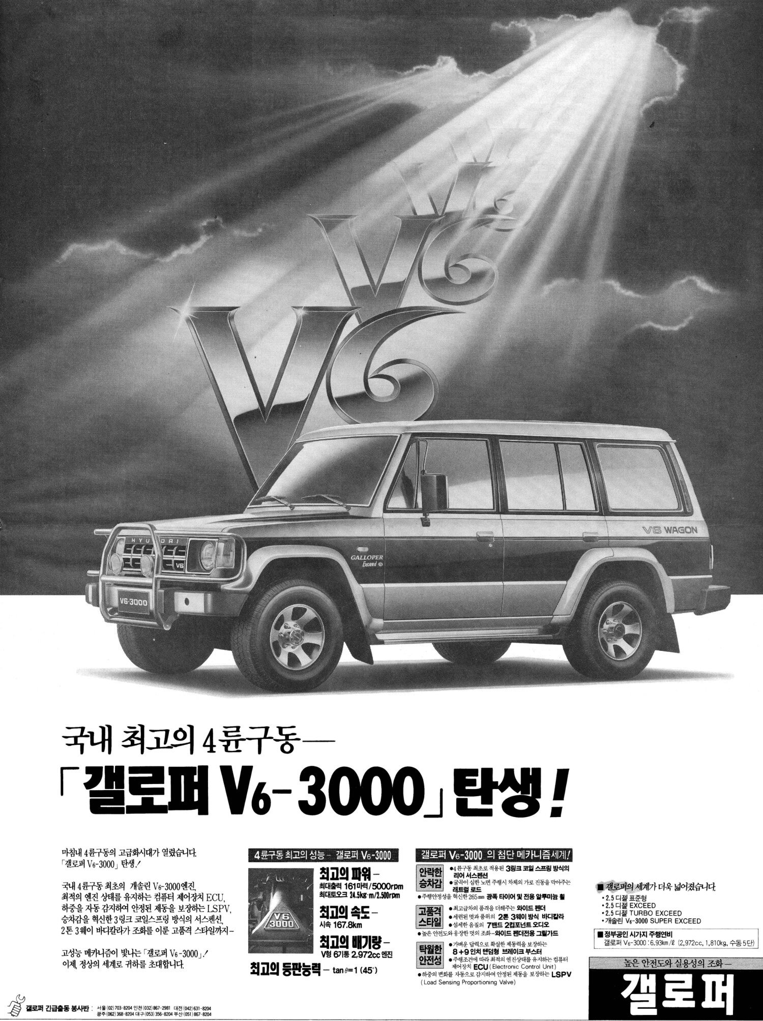 갤로퍼V6-3000. 1991. 현대자동차