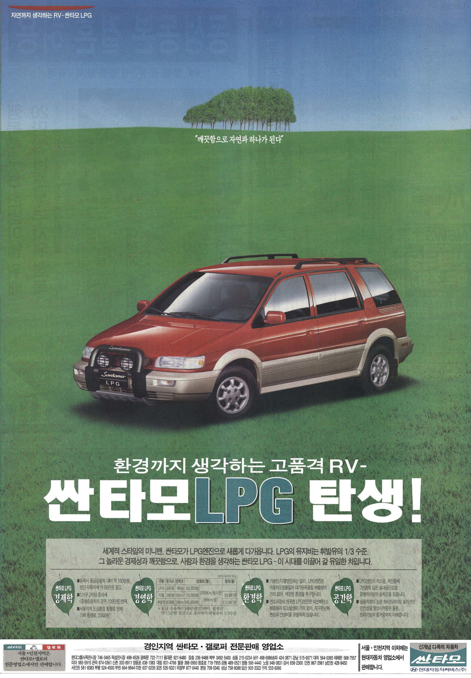 싼타모 LPG. 1997. 현대자동차