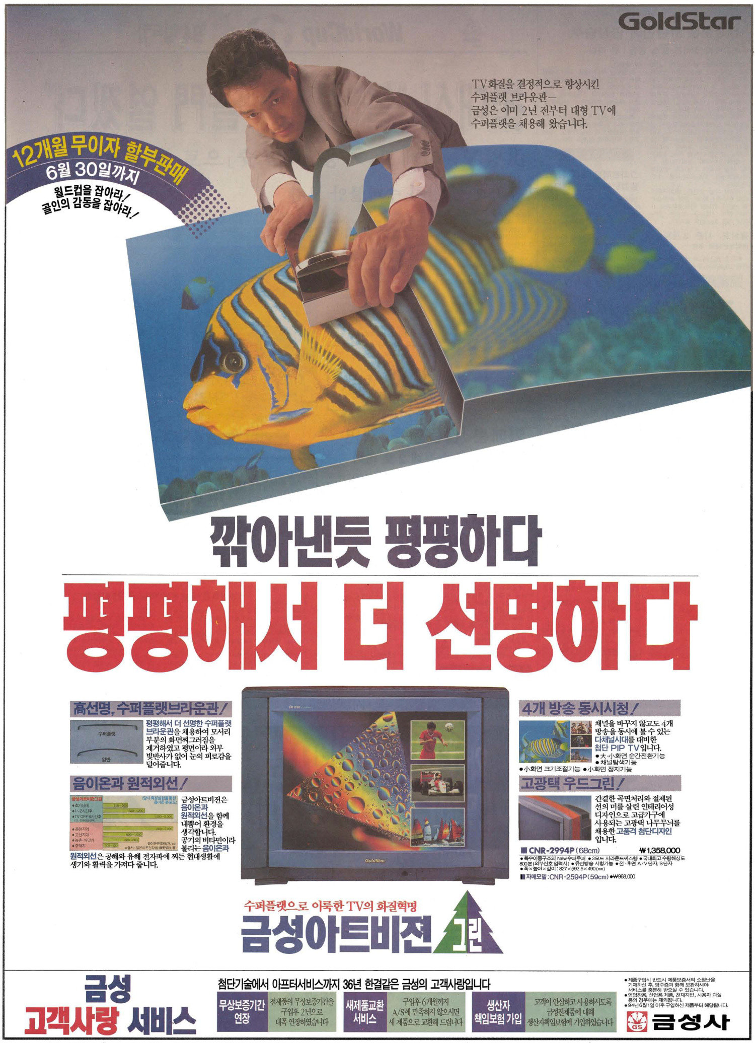 금성 아트비젼 그린. 1994. 금성사