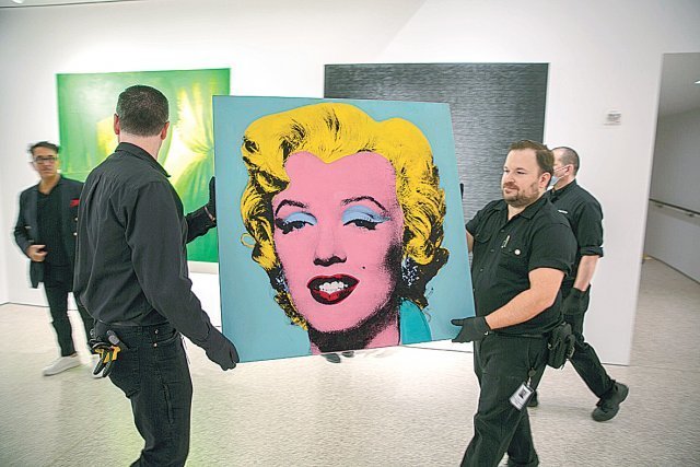 Un tableau de Marilyn Monroe vendu pour un record de 195 millions de dollars 