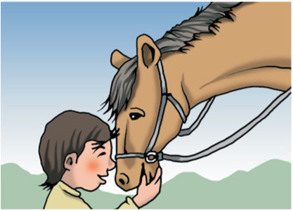 stable boy clipart