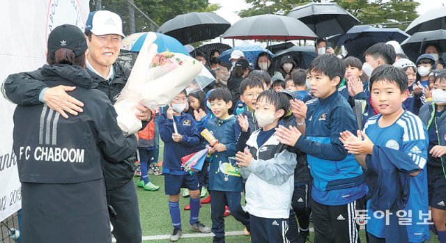 Last event for Cha Boom football class on Oct. 9 The DONG A ILBO