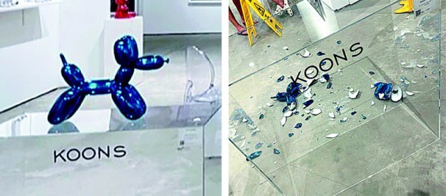 Visitor Accidentally Shatters $42,000 Jeff Koons Sculpture at Art Fair, Smart News