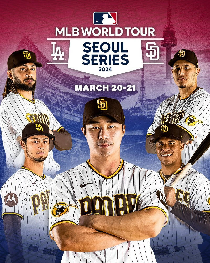 Padres and Dodgers will open the 2024 MLB season in Seoul, South