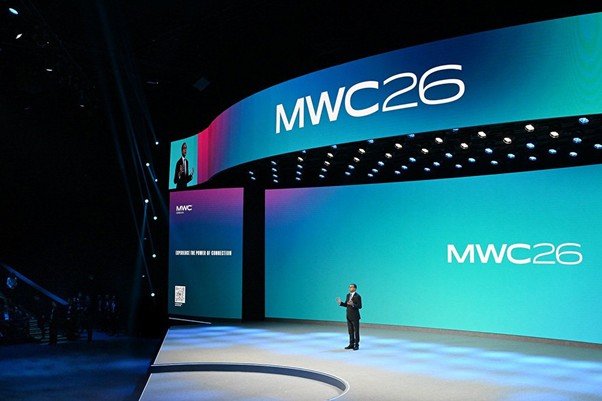  
Vivek Badrinath, Secretary General of the GSMA (Global System for Mobile Communications Association), delivers a keynote speech at MWC26 Barcelona / source=GSMA

