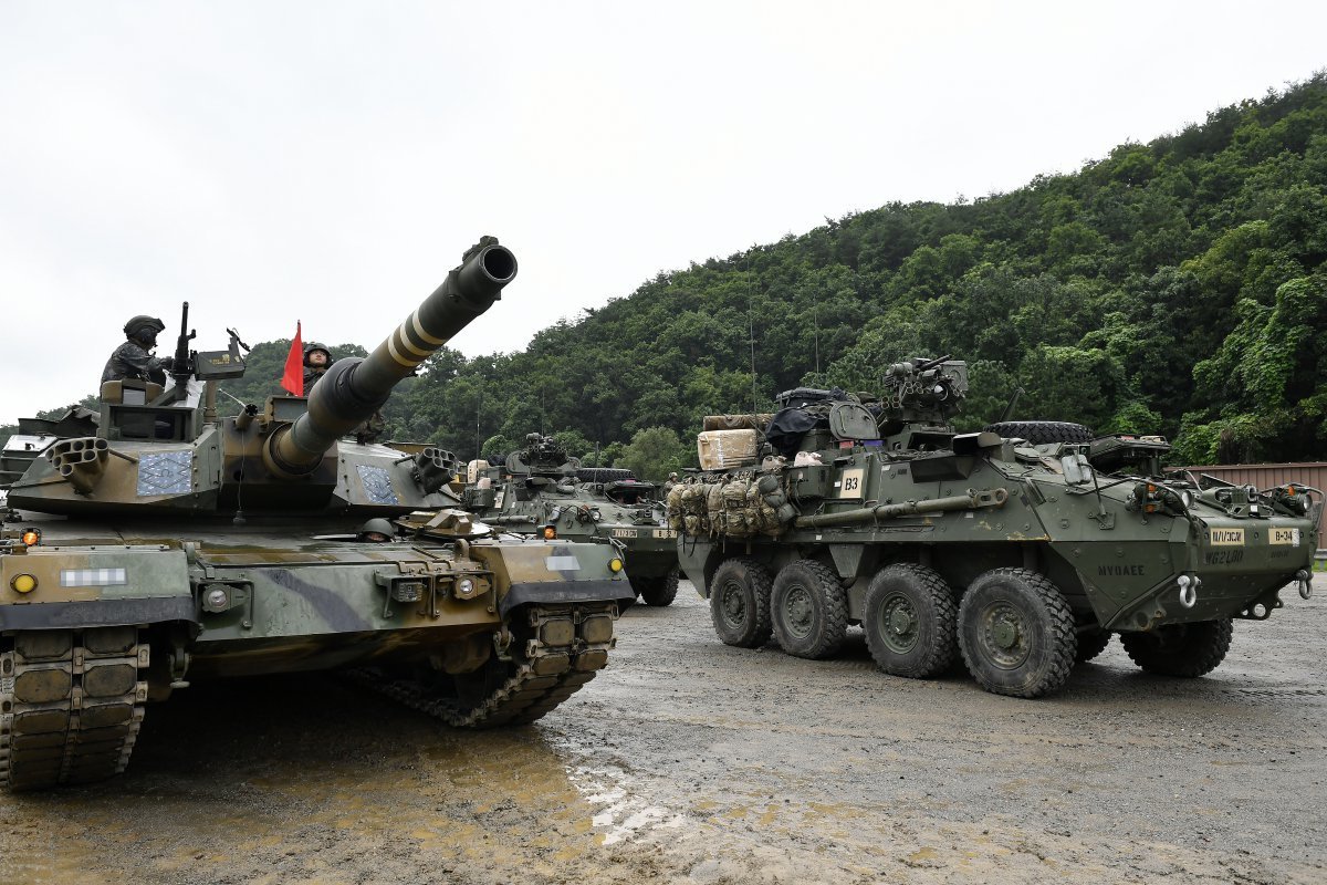 北朝鮮の対南核攻撃に備え、韓米の軍最高指揮部が平沢米軍基地で初演習
