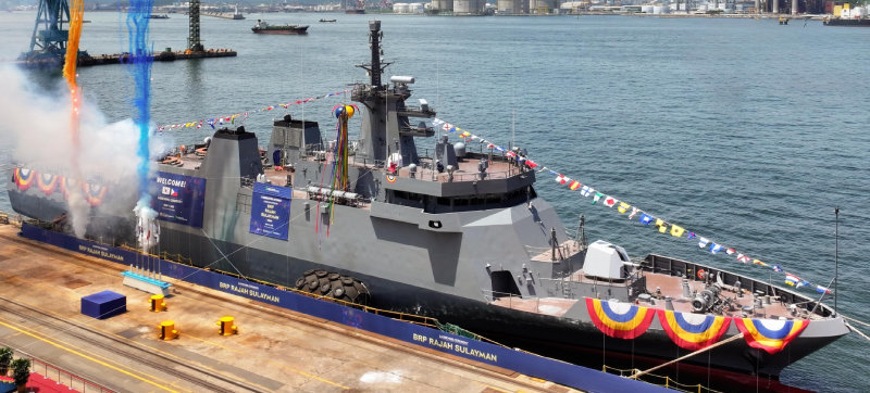 HD現代重工業、フィリピンの遠海警備艦1番艦を進水 | 東亜日報