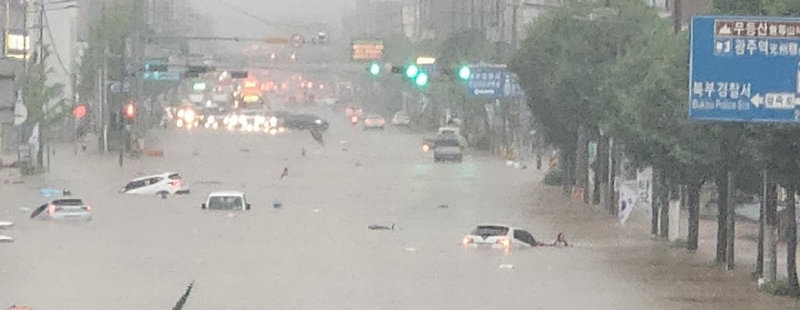 2日間で519ミリ「200年ぶりの怪物豪雨」 | 東亜日報