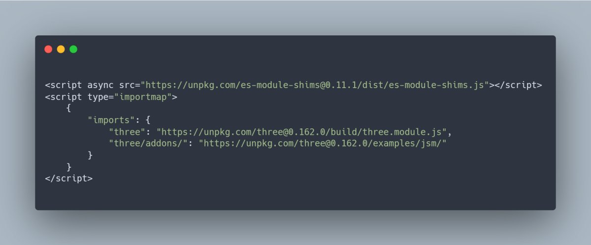 importmap 위에 추가된 es-module-shims 스크립트