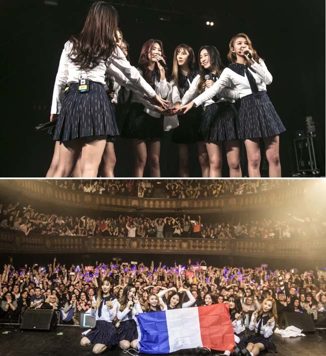 드림캐쳐는 프랑스 파리 등 유럽 여러 도시의 현지 팬 앞에서도 콘서트를 열었다. 