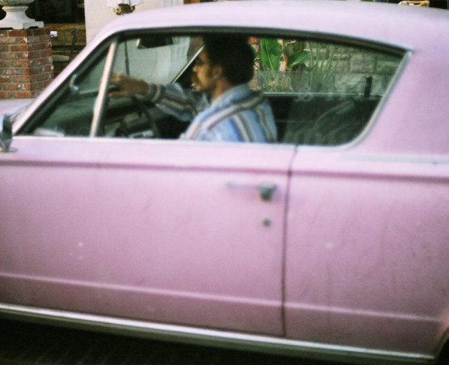 Pink car, Los Angeles 2007