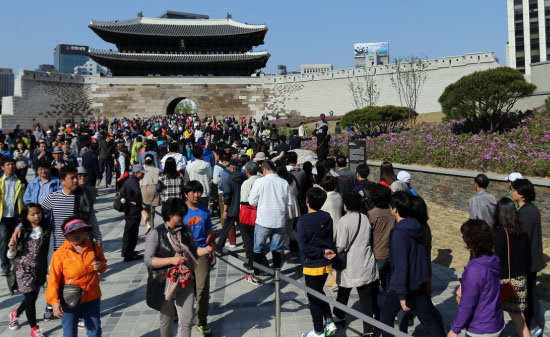 복원된 숭례문은 2013년 5월 4일 일반에 공개됐다. [양회성 동아일보 기자]
