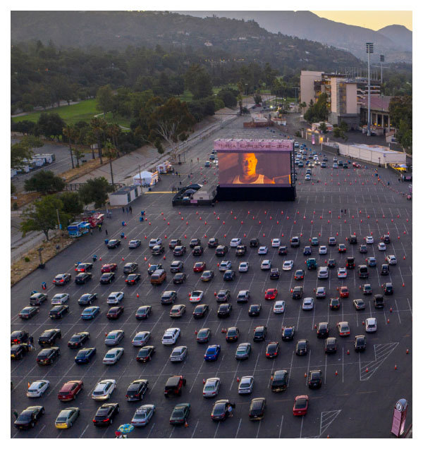 미국 캘리포니아의 자동차 극장 풍경. [GettyImage]
