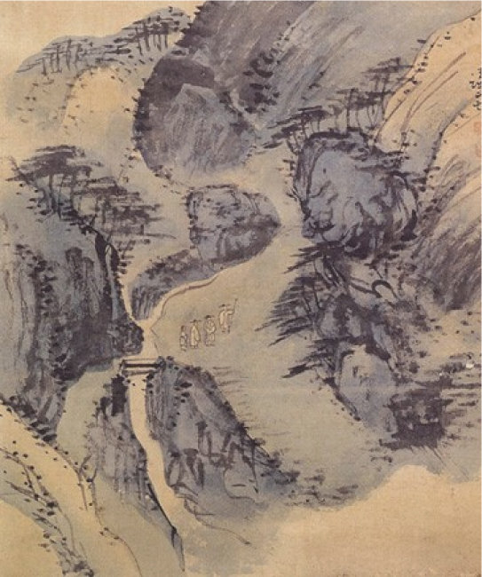인왕산 자락 수성동 계곡 풍경을 담은 겸재 정선의 그림. ‘장동팔경첩’의 한 부분이다. [위키피디아]