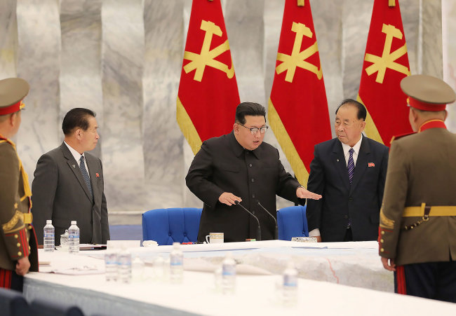 북한은 2022년 6월 21일∼23일 사흘간 노동당 중앙군사위원회 확대회의를 개최했다. [뉴시스]