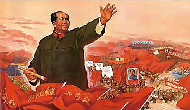 이재령 원장은 “중국의 지식권력은 문화대혁명, 천안문 사건 등 국가 탄압에 의한 자기 검열 경향이 강하다. 한국의 경우도 유사하다”고 했다. 사진은 홍위병에게 지침을 내리는 마오쩌둥을 그린 문화대혁명 당시 포스터. [동아DB]