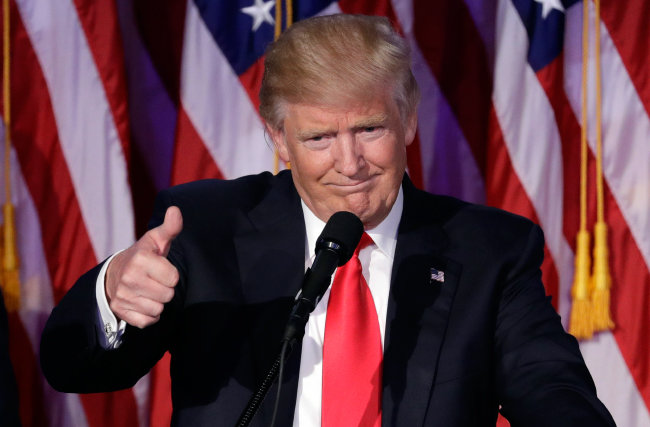트럼프 대통령은 미국 우선주의를 내세워 2016년 미국 대선에서 승리했다. [동아DB]