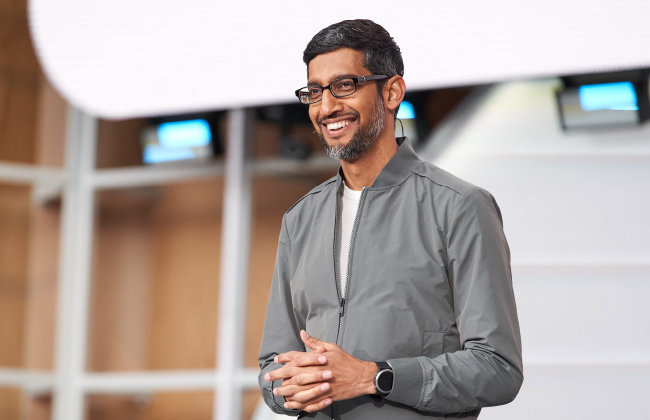 실리콘밸리의 대표적 인도계 기업인인 순다르 피차이 구글 최고경영자(CEO). [구글]