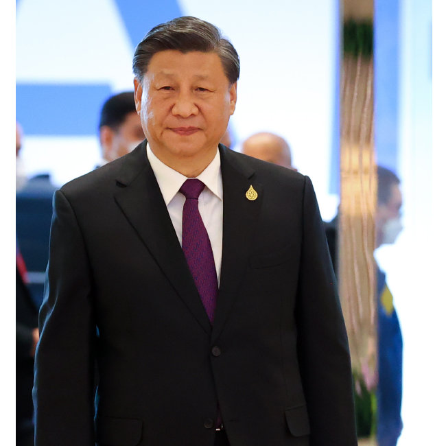  시진핑 중국 국가주석이 2022년 11월 18일(현지 시간) 태국 방콕 QSNCC에서 열린 아시아·태평양 경제협력체(APEC) 정상회의에 참석하고 있다. [뉴스1]