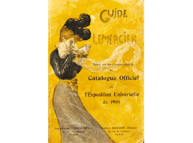 1900년 박람회 공식 카탈로그 표지.