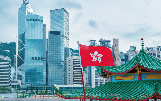 아시아 금융의 허브 구실을 했던 홍콩. [Gettyimage]