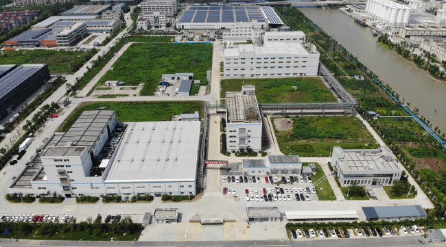 포스코퓨처엠과 화유코발트가 2019년 준공한 중국 저장성의 양극재 합작법인 생산시설 전경. [포스코퓨처엠]