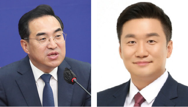 박홍근 민주당 의원(왼쪽). 이승환 전 대통령실 행정관. [뉴스1]