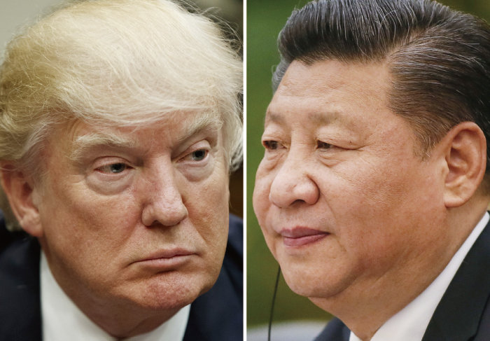 도널드 트럼프 전 미국 대통령(왼쪽)과 시진핑 중국 국가주석. [AP 뉴시스]