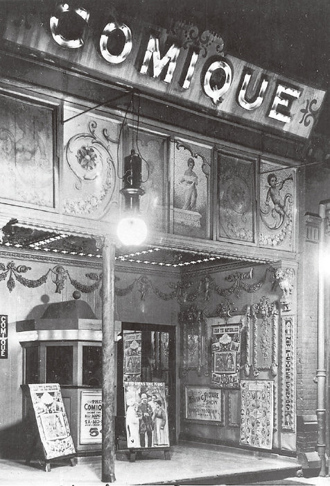 1910년경 캐나다 토론토의 니켈로디언 극장. [위키피디아]