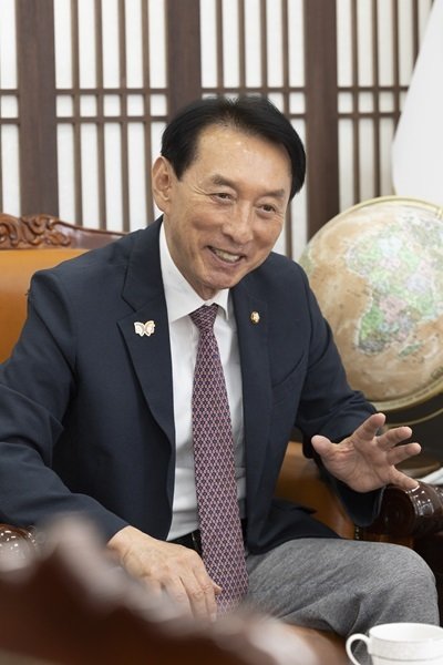 김석기 국회 외교통일위원장. 지호영 기자