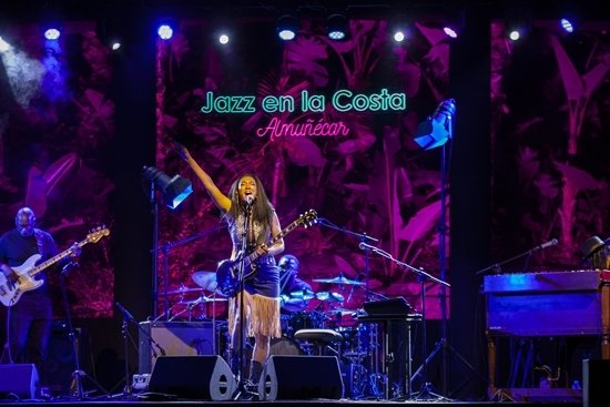 7월 27일 스페인 알무네카에서 열린 ‘재즈 엔 라 코스타 페스티벌’ 공연. Gettyimage