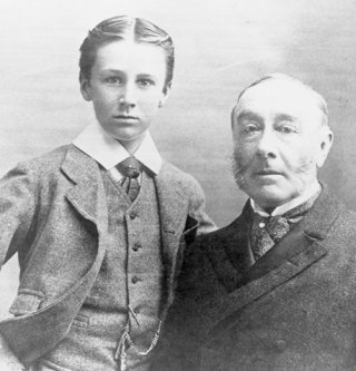 프랭클린 루스벨트와 아버지 제임스 루스벨트 1세. Gettyimage