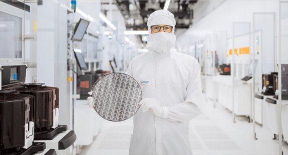 독일 인피니온이 추진 중인 300mm 질화갈륨(GaN) 웨이퍼 생산라인. 기존 대비 생산성을 크게 높여 글로벌 공급망 주도권 확보에 나섰다. Semiconductor Today