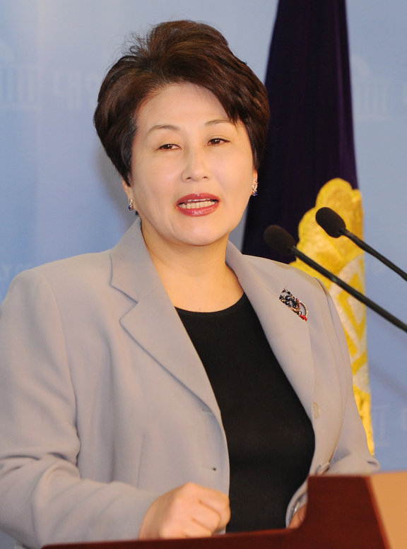 전여옥 전 한나라당 의원이 2012년 3월 9일 서울 여의도 국회 정론관에서 기자회견을 갖고 있다. 동아DB 