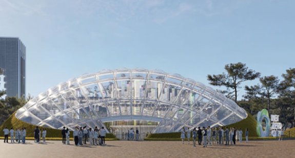 경북 경주시 경주엑스포대공원에 위치한 한국수력원자력의 SSNC 홍보관. 한국수력원자력