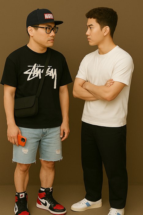 최근 청년세대와 40대를 중심으로 이른바 ‘영포티(young forty)’ 논란이 심화하고 있다. ‘마블 로고가 들어간 모자를 쓰고 나이키 신발을 신은 40대’가 영포티의 전형적 이미지다. AI 생성 이미지