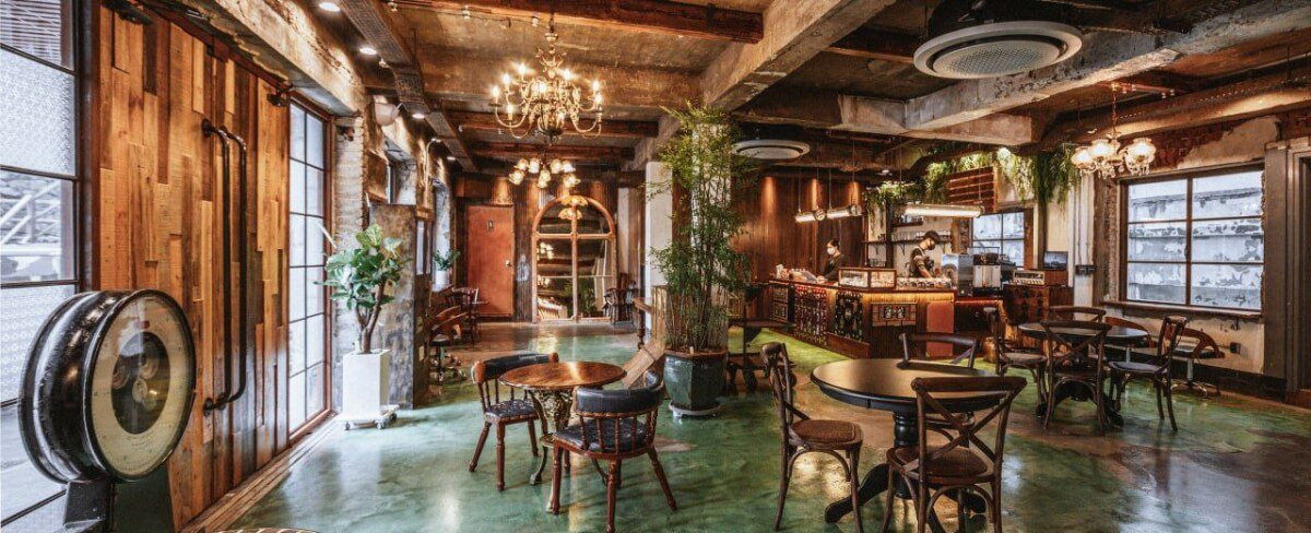 오마이어스가 과거 제지 창고를 저탄소 복합문화공간으로 탈바꿈시킨 ‘어스돔’. 오마이어스