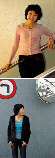 정은아 아나운서가 2005년 SBS 아침토크쇼 ‘김승현 정은아의 좋은 아침’을 진행할 당시의 모습. 동아일보 출판사진팀