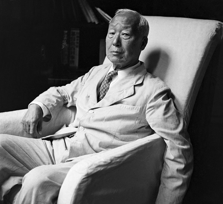 1950년 7월 촬영한 것으로 추정되는 일흔다섯의 이승만 대통령. Gettyimage